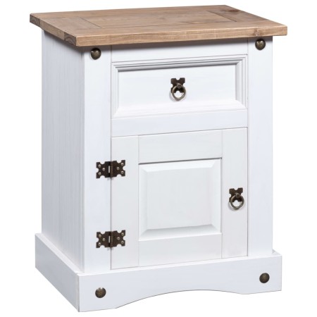 Corona Range nightstand white Mexican pine 53x39x66 cm by vidaXL, Nightstands - Ref: Foro24-282618, Price: 84,95 €, Discount: %