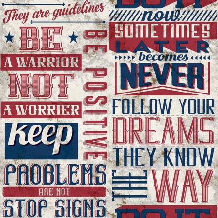 Noordwand Wallpaper Friends&Coffee Words and Letters red and blue by Noordwand, Painted paper - Ref: Foro24-444838, Price: 23...