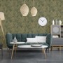 DUTCH WALLCOVERINGS Grüne und goldene Joelle-Tapete von DUTCH WALLCOVERINGS, Bemaltes Papier - Ref: Foro24-442582, Preis: 28,...