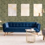 DUTCH WALLCOVERINGS Grüne und goldene Joelle-Tapete von DUTCH WALLCOVERINGS, Bemaltes Papier - Ref: Foro24-442582, Preis: 28,...