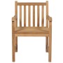 Garden chairs with cushions 4 pcs cream white teak wood by vidaXL, Garden chairs - Ref: Foro24-3073021, Price: 551,30 €, Disc...