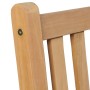 Sillas de jardín con cojines 4 uds madera de teca blanco crema de vidaXL, Sillas de jardín - Ref: Foro24-3073021, Precio: 551...