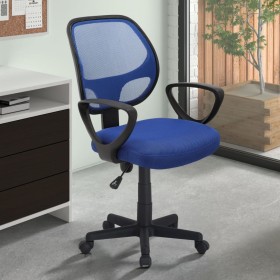 Rousseau Blue Polyester Hippa Office Chair by Rousseau, Office chairs - Ref: Foro24-442864, Price: 86,99 €, Discount: %