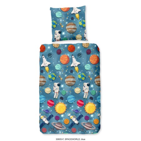 Good Morning Spaceworld Kinderbettbezug 135x200 cm von Good Morning, Bettbezüge - Ref: Foro24-443625, Preis: 33,99 €, Rabatt: %