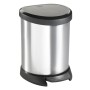 Curver Silver Oval Deco Pedal Bin 5 L by Curver, Garbage cans and trash cans - Ref: Foro24-443827, Price: 26,68 €, Discount: %