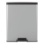 Curver Rectangular Deco Pedal Bin Silver 65 L by Curver, Garbage cans and trash cans - Ref: Foro24-443822, Price: 102,64 €, D...