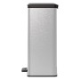 Curver Rectangular Deco Pedal Bin Silver 65 L by Curver, Garbage cans and trash cans - Ref: Foro24-443822, Price: 102,64 €, D...