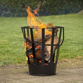 Esschert Design Black Steel Firewood Bucket by Esschert Design, Firewood bags and holders - Ref: Foro24-442354, Price: 71,99 ...