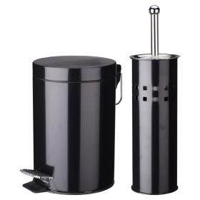 Excellent Houseware Set accesorios baño 2 pzas acero inoxidable negro de Excellent Houseware, Juegos de accesorios de baño - ...