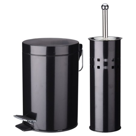 Excellent Houseware Bathroom Accessories Set 2 Pieces Black Stainless Steel by Excellent Houseware, Bathroom Accessories Sets...