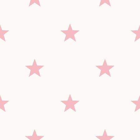 Noordwand Wallpaper Friends&Coffee Little Stars pink and white by Noordwand, Painted paper - Ref: Foro24-444861, Price: 23,80...