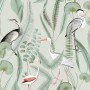 DUTCH WALLCOVERINGS Mintgrüne Flamingo-Tapete von DUTCH WALLCOVERINGS, Bemaltes Papier - Ref: Foro24-442564, Preis: 40,99 €, ...