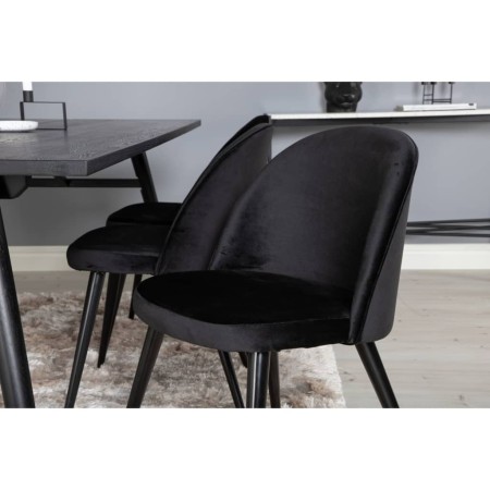 Venture Home Sillas de comedor 2 unidades Velvet terciopelo negro de Venture Home, Sillas de comedor - Ref: Foro24-444714, Pr...