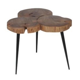 Rousseau Jimi side table 3 wooden blocks by Rousseau, Side tables - Ref: Foro24-442838, Price: 99,99 €, Discount: %