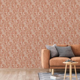 DUTCH WALLCOVERINGS Mae Tapete in Orange und Beige von DUTCH WALLCOVERINGS, Bemaltes Papier - Ref: Foro24-442579, Preis: 34,9...