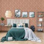 DUTCH WALLCOVERINGS Mae Tapete in Orange und Beige von DUTCH WALLCOVERINGS, Bemaltes Papier - Ref: Foro24-442579, Preis: 34,9...