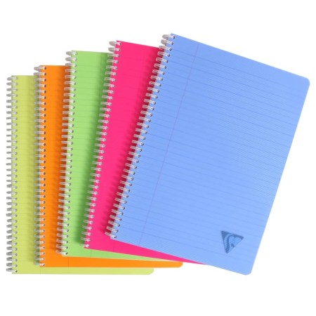 Clairefontaine Cuadernos con espiral A4 90 hojas rayado y margen 5 uds de Clairefontaine, Libretas y blocs de notas - Ref: Fo...