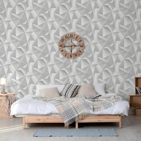 DUTCH WALLCOVERINGS Light Gray Onyx Wallpaper by DUTCH WALLCOVERINGS, Painted paper - Ref: Foro24-442576, Price: 36,99 €, Dis...