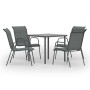 5-piece garden dining set in anthracite grey steel by vidaXL, Garden sets - Ref: Foro24-3072525, Price: 258,44 €, Discount: %