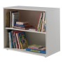 Vipack Pine Bookcase 2 levels white wood by Vipack, Bookcases and shelves - Ref: Foro24-442730, Price: 148,81 €, Discount: %