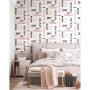 Noordwand Friends & Coffee Words and Letters pink black wallpaper by Noordwand, Painted paper - Ref: Foro24-444848, Price: 23...