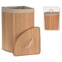 Bathroom Solutions Bamboo corner laundry basket