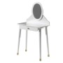 Vipack Billy children's dressing table with white wooden mirror