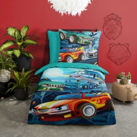 Good Morning Race Children's Duvet Cover 135x200 cm by Good Morning, Duvet covers - Ref: Foro24-443599, Price: 36,89 €, Disco...