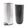 Cosy & Trendy Pedal bin with lid Wasty round 20 L by Cosy & Trendy, Garbage cans and trash cans - Ref: Foro24-446009, Price: ...