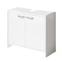 FMD White washbasin cabinet 63.7x28.1x55 cm by FMD, bathroom vanities - Ref: Foro24-444235, Price: 76,99 €, Discount: %