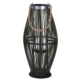 H&S Collection Green Bamboo Lantern 24x48 cm by H&S Collection, Chandeliers - Ref: Foro24-443158, Price: 44,99 €, Discount: %