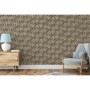 DUTCH WALLCOVERINGS Brown and White Galactic Wallpaper