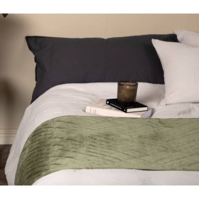 Venture Home Jilly Green Polyester Quilt 80x260 cm by Venture Home, Bedspreads and duvets - Ref: Foro24-444762, Price: 42,99 ...