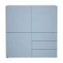 FMD Wardrobe with 3 drawers and 3 doors blue 99x31.5x101.2 cm by FMD, Drawers - Ref: Foro24-444218, Price: 258,99 €, Discount: %