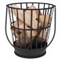 ProGarden Firewood Bucket with Black Metal Handle by ProGarden, Firewood bags and holders - Ref: Foro24-443152, Price: 46,99 ...