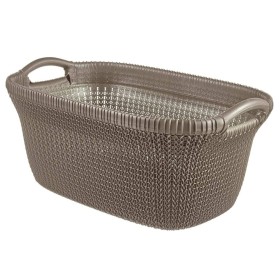 Curver Knit 40L metallic brown laundry basket by Curver, Laundry baskets - Ref: Foro24-443839, Price: 47,99 €, Discount: %