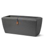 Capi Rectangular planter Arc Granite anthracite gray 60x35x40 cm by Capi, Pots and planters - Ref: Foro24-442115, Price: 142,...