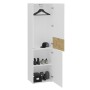 FMD Wardrobe with 2 doors white and artisan oak 54.5x41.7x199.1 cm by FMD, Wardrobes - Ref: Foro24-444219, Price: 230,44 €, D...