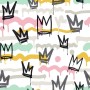 Noordwand Wallpaper Friends&Coffee Sith Graffity und Kronen von Noordwand, Bemaltes Papier - Ref: Foro24-444845, Preis: 36,99...