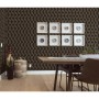 DUTCH WALLCOVERINGS Geometrische Tapete in Schwarz und Gold von DUTCH WALLCOVERINGS, Bemaltes Papier - Ref: Foro24-442591, Pr...