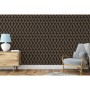 DUTCH WALLCOVERINGS Geometrische Tapete in Schwarz und Gold von DUTCH WALLCOVERINGS, Bemaltes Papier - Ref: Foro24-442591, Pr...