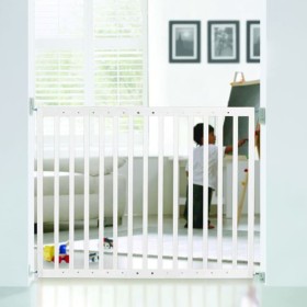 Mac Lean Baby Safety Fence Wood White 64-100 cm by Mac Lean, Gates for children and pets - Ref: Foro24-444072, Price: 78,99 €...