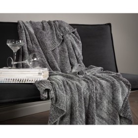 Venture Home Ally Blanket Acrylic Polyester Dark Gray 170x130 cm by Venture Home, Blankets - Ref: Foro24-444756, Price: 45,99...