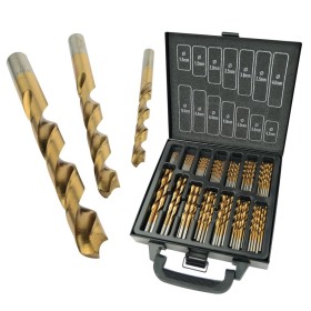 Brüder Mannesmann HSS-Bohrer-Set 99-teilig Titan von Brüder Mannesmann, Bohrer und Schraubendreherköpfe - Ref: Foro24-443691,...