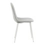 Venture Home Esszimmerstühle 2 Stück Grau und Weiß Polyester Polar