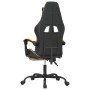 Silla gaming con reposapiés cuero sintético negro dorado de vidaXL, Sillones para videojuegos - Ref: Foro24-3143856, Precio: ...