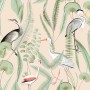 DUTCH WALLCOVERINGS Flamingo-Tapete in Creme und Minze von DUTCH WALLCOVERINGS, Bemaltes Papier - Ref: Foro24-442563, Preis: ...