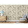 DUTCH WALLCOVERINGS Cream and Mint Flamingo Wallpaper