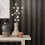 Noordwand Black and Gray Botanica Wooden Slats Wallpaper by Noordwand, Painted paper - Ref: Foro24-444832, Price: 36,05 €, Di...