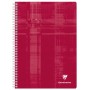 Clairefontaine Spiral notebook A4 90 sheets lined with margin 5 units